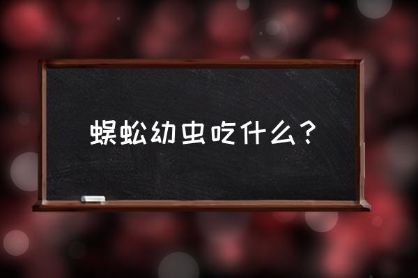 蜈蚣吃面包虫吗 蜈蚣幼虫吃什么？