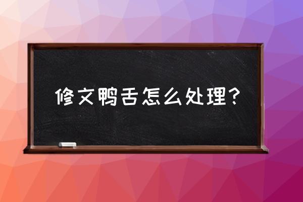 修文鸭舌介绍 修文鸭舌怎么处理？