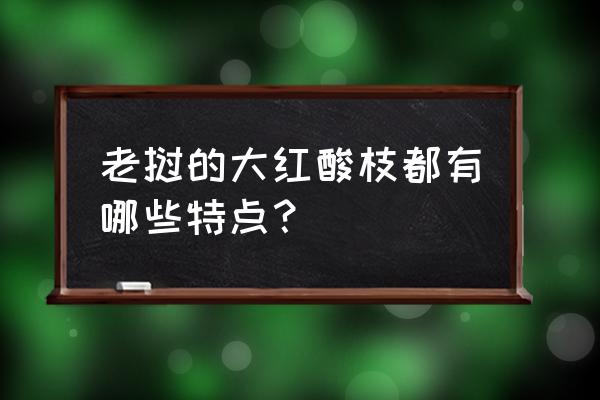 老挝大红酸枝的特点 老挝的大红酸枝都有哪些特点？