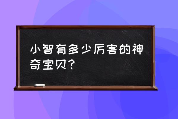 小智一共有多少神奇宝贝 小智有多少厉害的神奇宝贝？