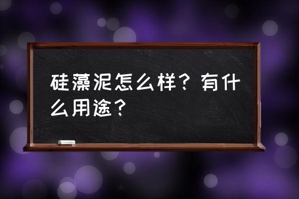 硅藻泥是干什么用的 硅藻泥怎么样？有什么用途？