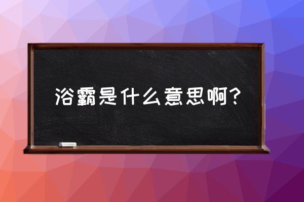 浴霸是什么东西 浴霸是什么意思啊？