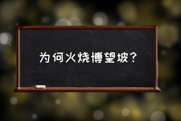 火烧博望坡是谁干的 为何火烧博望坡？