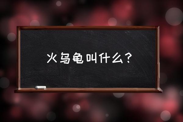 魔兽世界泰罗佩内 火乌龟叫什么？