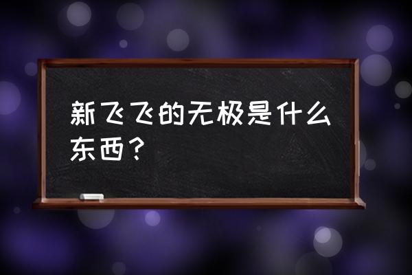 新飞飞装备 新飞飞的无极是什么东西？